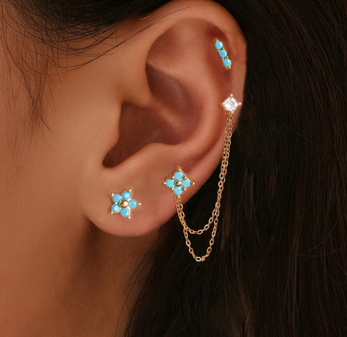 Serine 6pc Earrings set