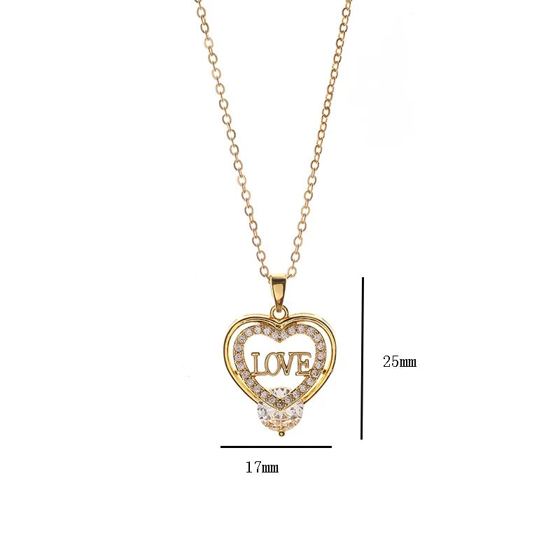 Diamond Love Necklace