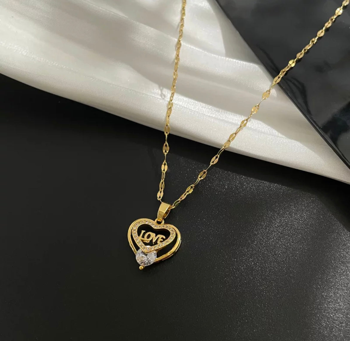 Diamond Love Necklace