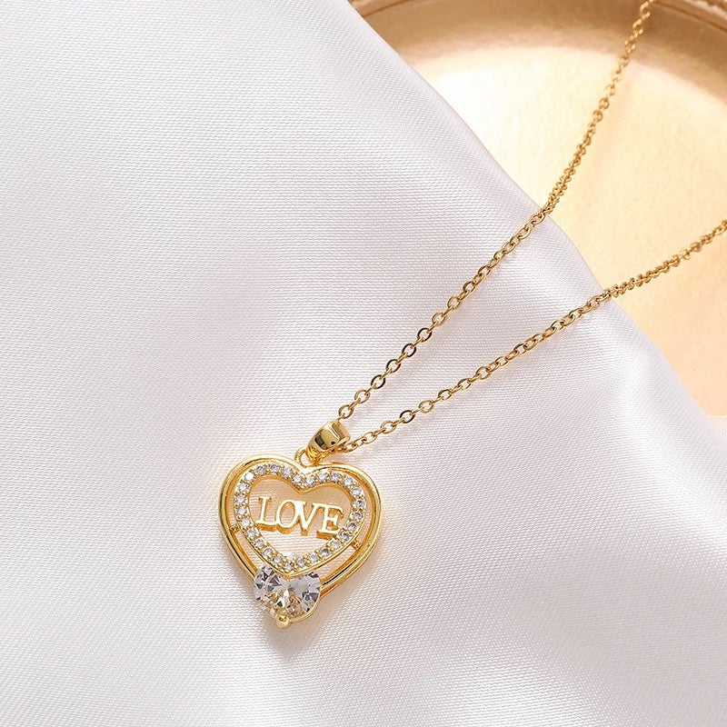 Diamond Love Necklace