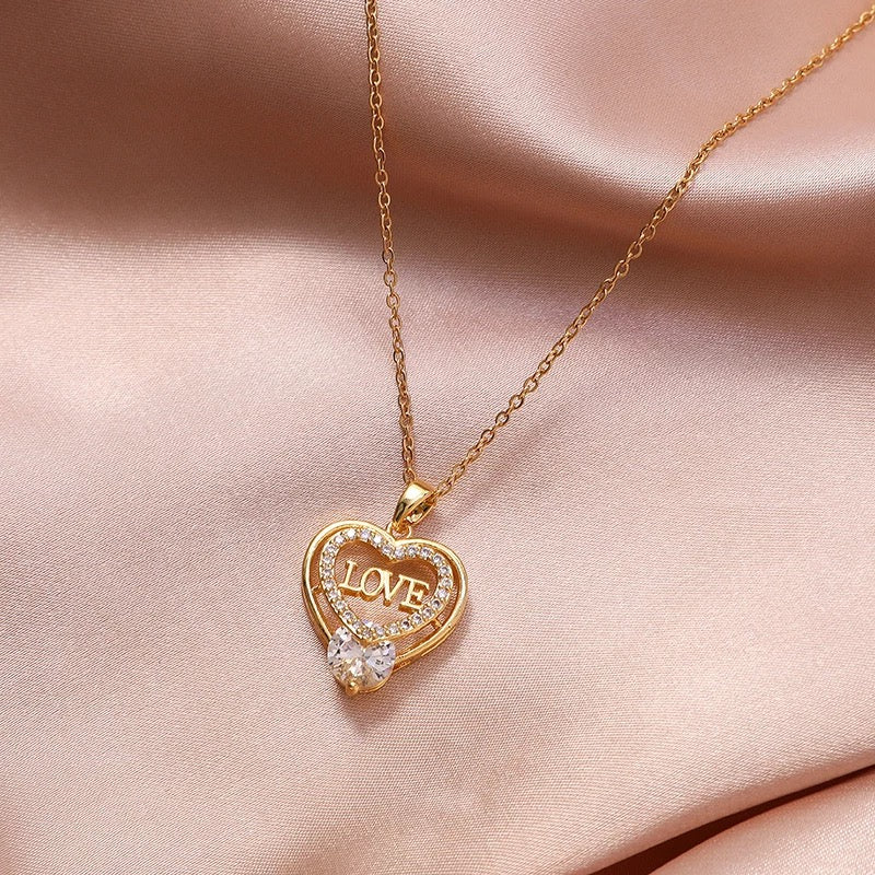 Diamond Love Necklace