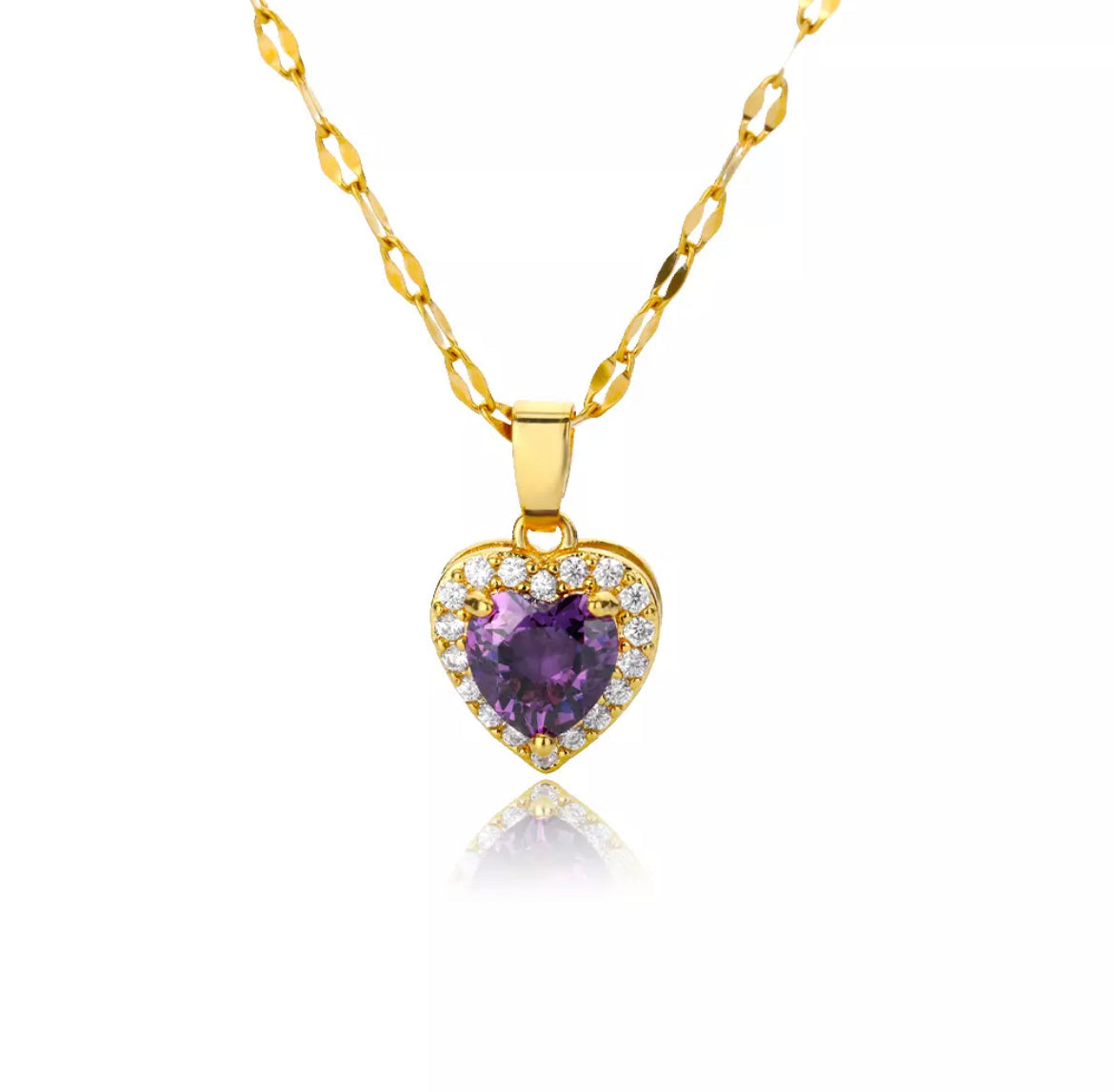 Amethyst Birthstone Necklace