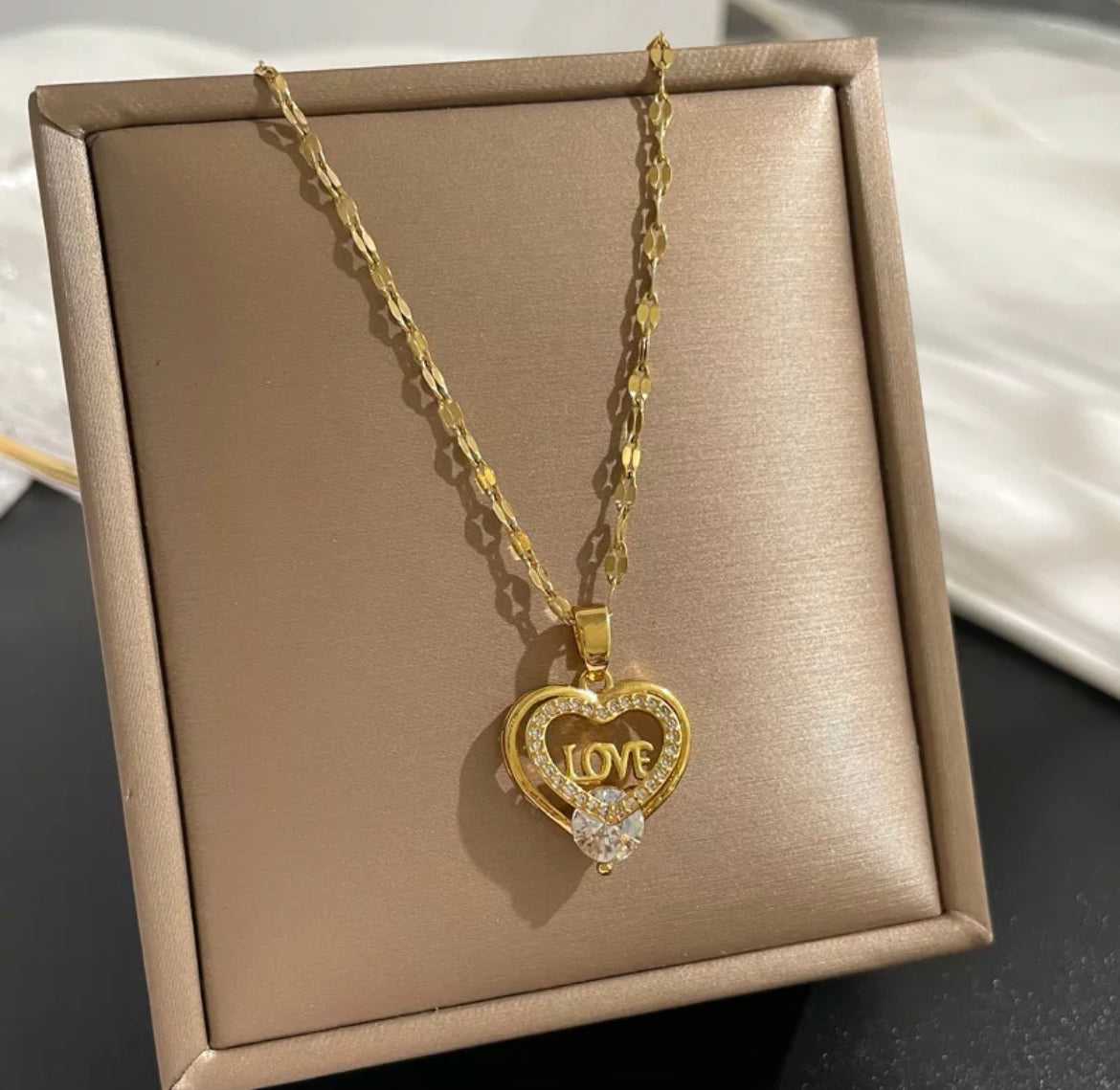 Diamond Love Necklace