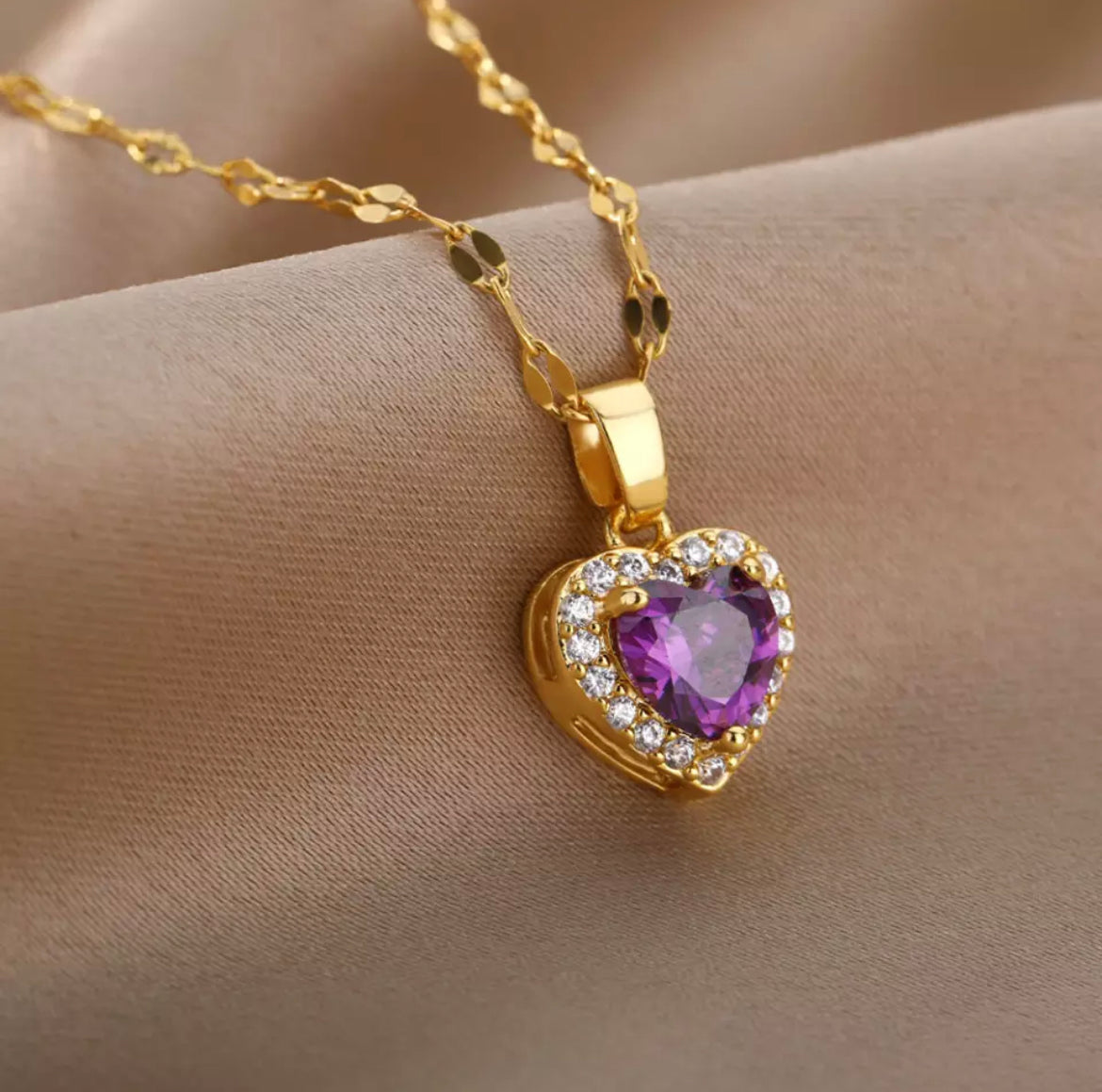 Amethyst Birthstone Necklace